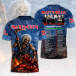 Iron Maiden 2026 World Tour 3D Apparel – HOATT16994