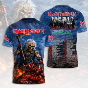 Iron Maiden 2026 World Tour 3D Apparel - HOATT16994