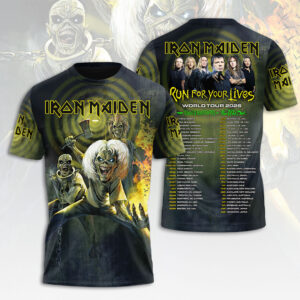 Iron Maiden 2026 World Tour 3D Apparel - HOATT16995