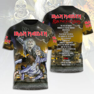 Iron Maiden 2026 World Tour 3D Apparel - HOATT16997