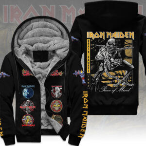 Iron Maiden 3D Fleece Zip Hoodie - TMTHU4413