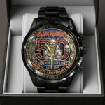 Iron Maiden 50th Anniversary Black Stainless Steel Watch – TANTN21561