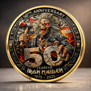 Iron Maiden 50th Anniversary Commemorative Coin - MAITM15066