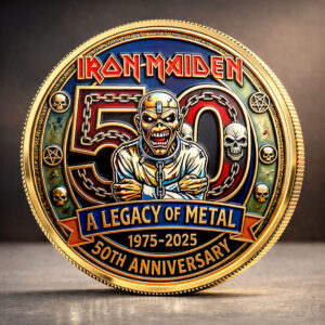 Iron Maiden 50th Anniversary Commemorative Coin - HOATT16628