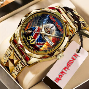 Iron Maiden Alloy Luxury Quartz Watch - TMTHU4619