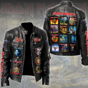 Iron Maiden Motorcycle Leather Jacket - TMTHU4388
