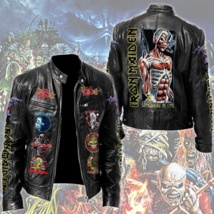 Iron Maiden Motorcycle Leather Jacket - TMTHU4507
