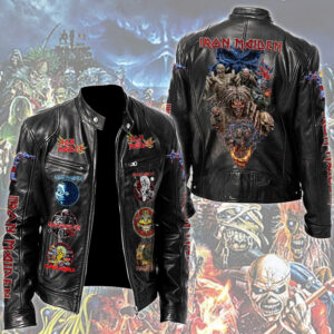 Iron Maiden Motorcycle Leather Jacket - TMTHU4593