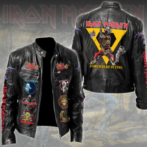 Iron Maiden Motorcycle Leather Jacket - TMTHU4671