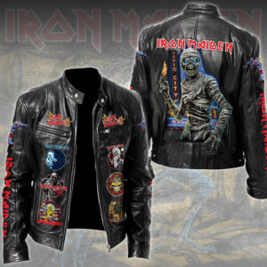 Iron Maiden Motorcycle Leather Jacket - TMTHU4687