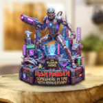 Iron Maiden Somewhere in Time 40th Anniversary 2026 Custom Shape Acrylic Plaque – TMTHU4673