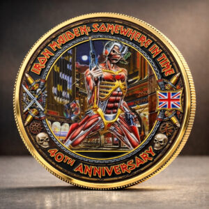 Iron Maiden: Somewhere in Time 40th Anniversary 2026 Commemorative Coin - TMTHU4672
