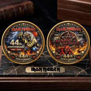 Iron Maiden The Number Of The Beast 44th Anniversary Commemorative Coin - TMTHU4781