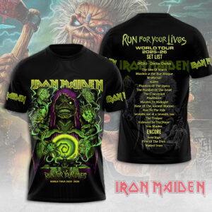 Iron Maiden World Tour 2026 3D Apparel - MAITM15023