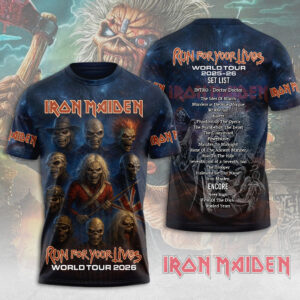 Iron Maiden World Tour 2026 3D Apparel - MAITM15029