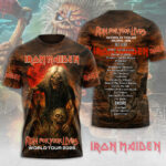 Iron Maiden World Tour 2026 3D Apparel – MAITM15043