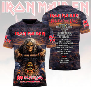 Iron Maiden 2026 World Tour 3D Apparel - HOATT16462