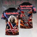 Iron Maiden 2026 World Tour 3D Apparel – HOATT16463