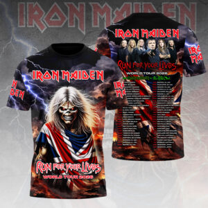 Iron Maiden 2026 World Tour 3D Apparel - HOATT16556
