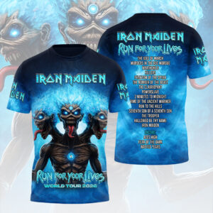 Iron Maiden 2026 World Tour 3D Apparel - HOATT16814