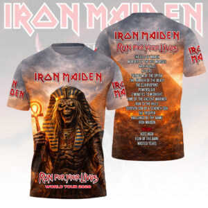 Iron Maiden 2026 World Tour 3D Apparel - HOATT16543