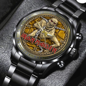 Iron Maiden Black Stainless Steel Watch - TMTHU4392