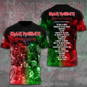 Iron Maiden 2026 World Tour 3D Apparel - GNE5485