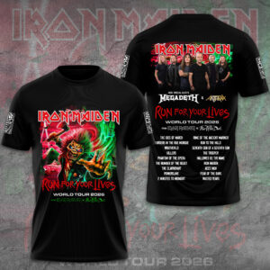Iron Maiden 2026 World Tour 3D Apparel - GNE5487