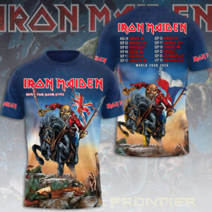 Iron Maiden 2026 World Tour 3D Apparel - TMTHU4355