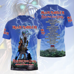 Iron Maiden 2026 World Tour 3D Apparel - HOATT16780