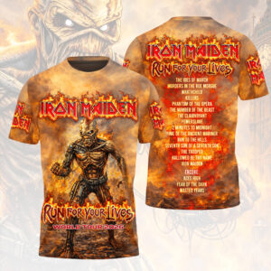 Iron Maiden 2026 World Tour 3D Apparel - HOATT16833