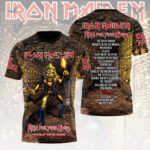 Iron Maiden 2026 World Tour 3D Apparel – HOATT16576