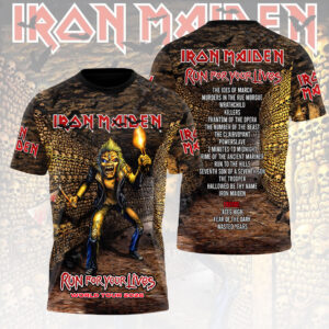 Iron Maiden 2026 World Tour 3D Apparel - HOATT16576