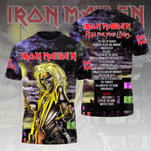 Iron Maiden 2026 World Tour 3D Apparel - HOATT16433