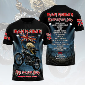 Iron Maiden 2026 World Tour 3D Apparel - HOATT16578