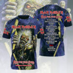 Iron Maiden 2026 World Tour 3D Apparel – HOATT16589