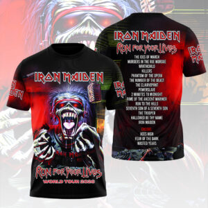 Iron Maiden 2026 World Tour 3D Apparel - HOATT16712
