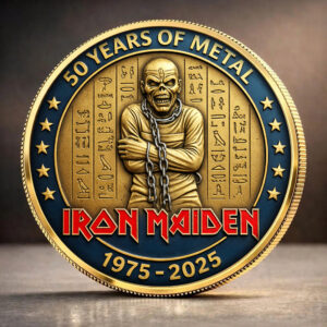 Iron Maiden 50th Anniversary Commemorative Coin - MAITM15202