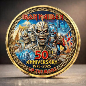 Iron Maiden 50th Anniversary Commemorative Coin - MAITM15146