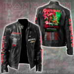Iron Maiden Tour 2026 Motorcycle Leather Jacket – GNE5347