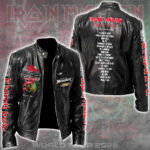 Iron Maiden Tour 2026 Motorcycle Leather Jacket – GNE5348
