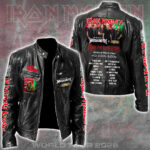 Iron Maiden Tour 2026 Motorcycle Leather Jacket – GNE5488