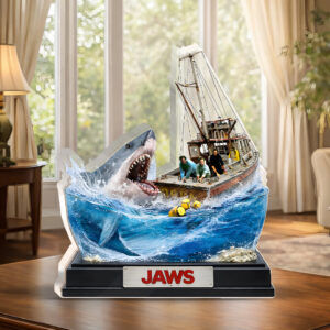 Jaws Custom Shape Acrylic Plaque - GNE5675