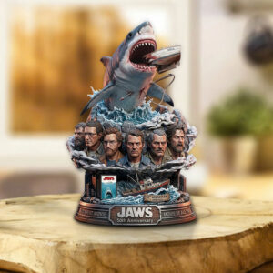 Jaws 50th Anniversary Custom Shape Acrylic Plaque - TMTHU4497
