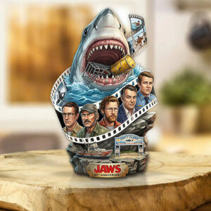 Jaws 50th Anniversary Custom Shape Acrylic Plaque - TMTHU4508