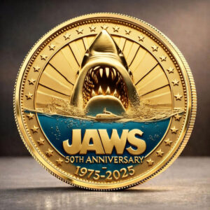 Jaws 50th Anniversary Commemorative Coin - TANTN21727
