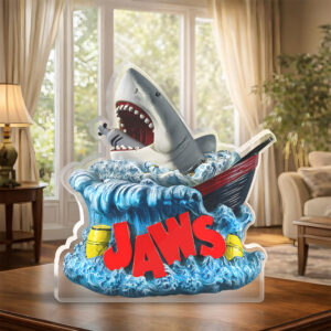 Jaws Custom Shape Acrylic Plaque - HOATT16798