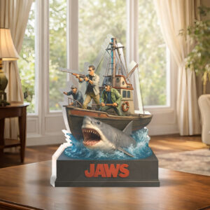 Jaws Custom Shape Acrylic Plaque - HOATT16797