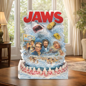 Jaws Custom Shape Acrylic Plaque - HOATT16990