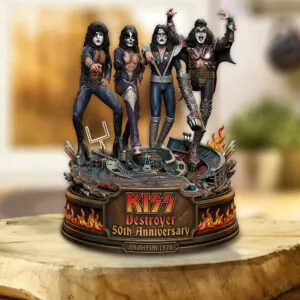 KISS Destroyer 50th Anniversary 2026 Custom Shape Acrylic Plaque - TMTHU4785
